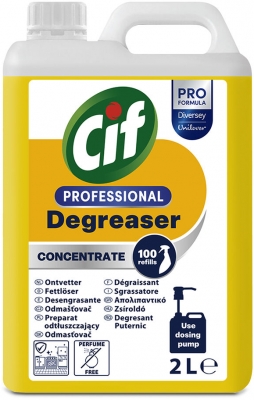Detergent Cif Profesional, degresant concentrat 2L, Diversey